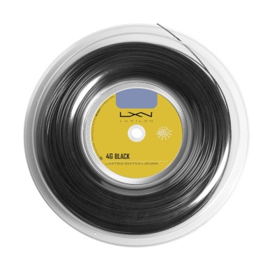 Luxilon Tennis String 4G (Durability + Power) black 200m reel